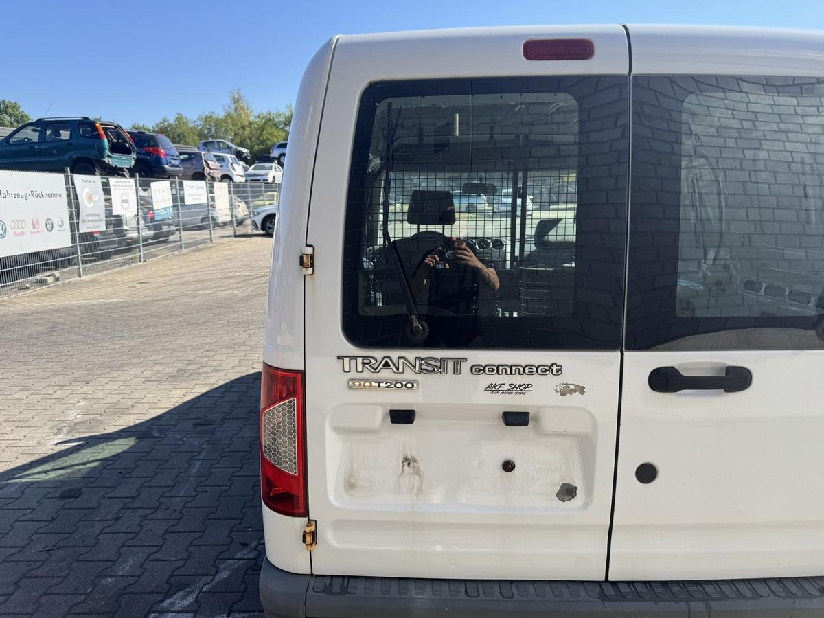 Ford Transit Connect original Fl&uuml;gelt&uuml;r mit Scheibe hinten links Frost Wei&szlig; Bj.2011